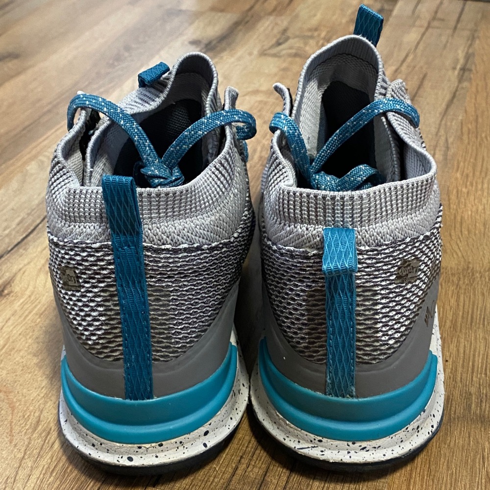 Columbia OutDry Womens Grey Blue Waterproof Hiking Shoes Size 6.5 - Picture 7 of 8